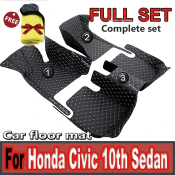 Honda Civic 10th 2021 2020 2019 2018 2017 2016 automobilių grindų kilimėliai kilimai automobilių salono aksesuarai Apima automobilių transporto priemones