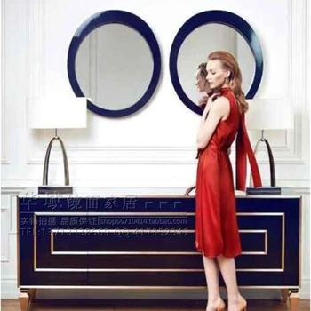 Huayu fojė, stalas, mėlyna televizoriaus spintelė, įėjimo spinta, batų spintelė, paprasta neoklasikinė, postmoderni reklama