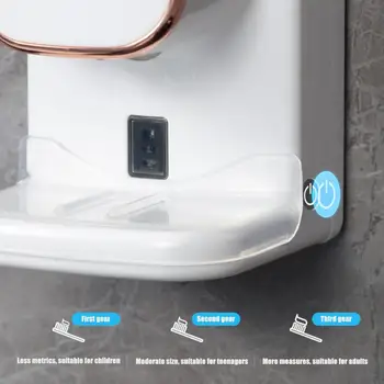 Intelligent Sensing Dantų pastos dozatorius Vonios kambario aksesuaras Automatinis jutiklis Elektrinis dantų pastos dozatorius vaikams Ilgaamžis