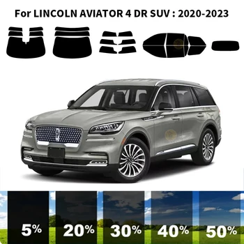 Iš anksto supjaustytas nanokeramikos automobilis UV langų atspalvio rinkinys Automobilinė langų plėvelė LINCOLN AVIATOR 4 DR visureigiui 2020-2023