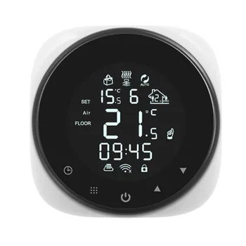 Išmanusis termostatas su WiFi nuotolinio valdymo pultu Temperatūros skydelis programuojamas grindų šildymui ir radiatoriaus ABS medžiagai