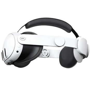 JABS For Meta Quest 3 VR galvos dirželis Patogūs kempinės galvos apdangalai Reguliuojama galvos juosta VR priedai