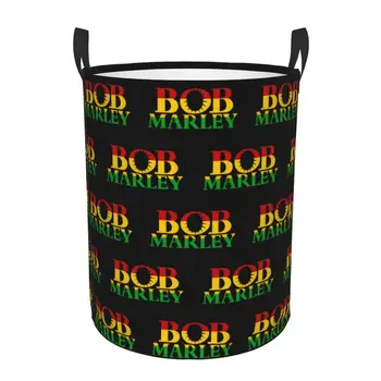 Jamaikos dainininkas Reggae Rock Bob Marley skalbykla trukdo dideliam drabužių laikymo krepšiui Žaislų dėžė Darželio organizatorius