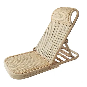 japonų vynuogių audimo paplūdimio kėdės atlošas Daugiafunkcinis sulankstomas nešiojamas lauko kempingas ir laisvalaikis