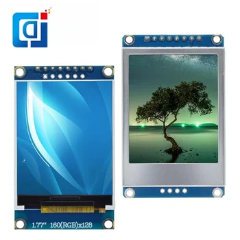 JCD 1,77 colio TFT LCD ekranas 128 * 160 1,77 TFTSPI TFT spalvoto ekrano modulis Nuoseklusis prievado modulis, skirtas Arduino UNO R3