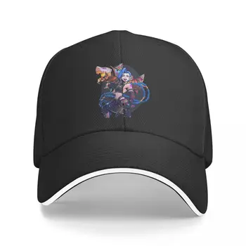 Jinx Arcane League of Legends Vyrai Beisbolo kepuraitės Peaked Cap Sun Shade Sunprotection Hat