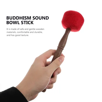 Jogos aksesuarai Dubenėlio lazda budizmo įrankis Medinės rankų darbo dainavimo dalys Šlifavimo garsas