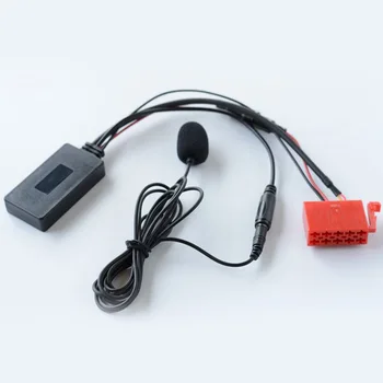 kabelio garso adapteris 27CM ilgio, su kabeliu suderinamas raudonas ir juodas belaidis automobilis, skirtas Mercedes-Benz W124 W140