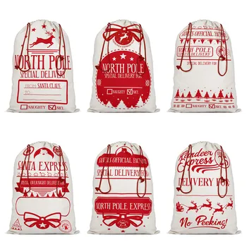 Kalėdinis briedžio saldainių krepšys Kids Boy Girl Linksmas Kalėdų pasidaryk pats sveikinimo dovana Maišelis Vakarėlis Palankus kuprinės dovanų raištelis Laikymo kišenė