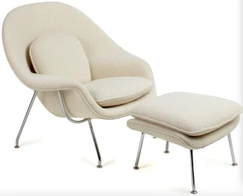 karštas išpardavimas Nerūdijančio plieno rėmo chaise laisvalaikio kėdė namų baldai svetainės kėdės dizainas Audinys Prabangi kėdė