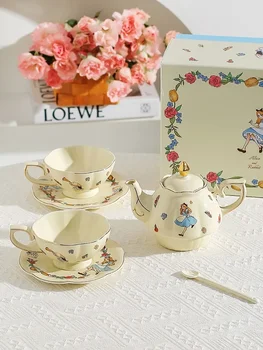 KAWASIMAYA Alice arbatos puodelis ir arbatos rinkinys geriausiems draugams Išplėstinė gimtadienio dovana mergaičių naujoms vestuvėms ir judančių namų dovanai