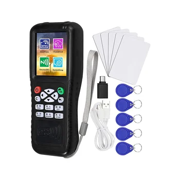 Kelių dažnių RFID intelektualiųjų kortelių programuotojas, RFID skaitytuvo rašytojas dublikatorius, NFC skaitytuvas, šifruotas kortelių dekoderis