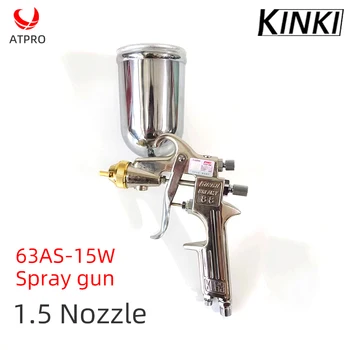 KINKI88 purškimo pistoletas ant puodo 1.5 purkštukų automobilių dažų dažų įrankis aukšto slėgio purškimo pistoletas
