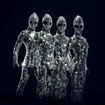 koncepcija Svetimas lazerinio šokio pojūtis Kostiumo kostiumas Ateities technologijų karys Shang Yan šou kostiumas