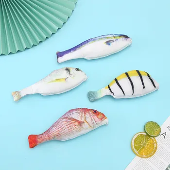 Kūrybinis modeliavimas Žuvų pieštukų krepšys Didelės talpos pieštukai Maišelis Krepšys moksleiviams Vaikai Kanceliarinės prekės