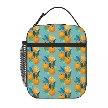 Lady Orange Lunch Tote Lunch Bags Child Lunch Bag Thermal Lunch Box