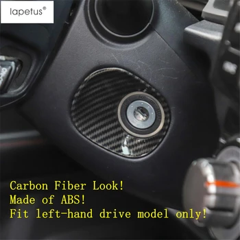 Lapetus priedai, tinkantys Toyota 4Runner 2010 - 2019 ABS uždegimo jungiklio dekoravimo rakto skylutės rakto skylutės liejimo dangtelio rinkinio apdaila