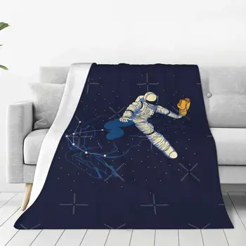 Laukinis pasivažinėjimas kosmose Antklodė Lovatiesė ant lovos Svetainė Minkšta lova Antklodė Karalienės lova