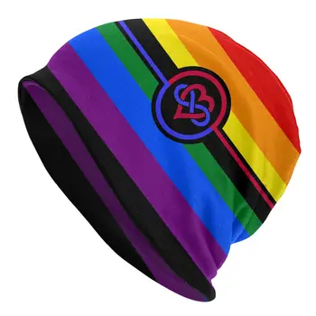 LGBT Poly vėliava Biseksualų vėliava Pavasario rudens minkštos kepurės Variklio dangčio sportinis megztinis Kvėpuojantis fitnesas Turbanas Šiltas bėgimas