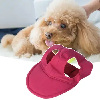 Lovely Dog Sun Hat Lint Free Easy-wearing Lightweight Pet Dog Sun Visor Hat Cat Cap Photography Prop
