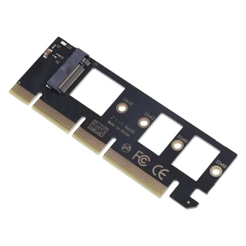M.2 NVMe SSD į PCI-E 3.0 x16/x8/x4 stalinio kompiuterio SSD adapterio kortelės palaikymas 2230 2242 2260 2280 dydžio standžiojo disko išplėtimo kortelė