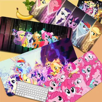 M-My Cartoon P-Pony L-Little Mousepad Cute Silicone large/small Pad to Mouse Pad Žaidimo dydis žaidimo klaviatūros kilimėliui