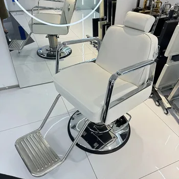 Manikiūro kėdė Kirpėjo kėdė Makiažas Šiuolaikinis šampūnas Salono kėdė Kirpykla Nagų technika Cadeira De Barbeiro Kirpyklos baldai