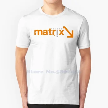 Matrix Telecom Logo Casual marškinėliai Aukščiausios kokybės grafiniai 100% medvilniniai trišakiai