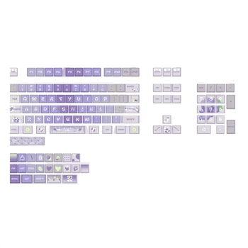 Mechaniniai klaviatūros klavišų dangteliai XDA klavišų dangteliai, skirti 61/87/104/108 išdėstymo klavišų dangtelių rinkiniui