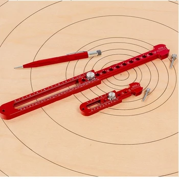 Medienos apdirbimo įrankiai Piešimo kompasas Apskritas piešimo įrankis 165/340MM Medienos apdirbimo raštininko matuokliai Reguliuojamas matavimo įrankis