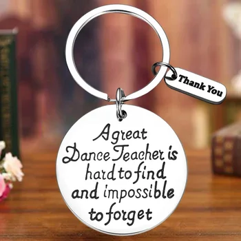 Metal Tap šokių mokytojo dovana Raktų pakabuko šokio mokytojo raktų pakabuko šokių instruktorių dovana