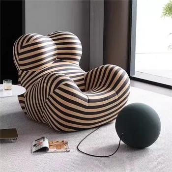Miegamasis Dizaineris Svetainės kėdės Skaitymas Komfortas Prabangus Suaugusiems Svetainės kėdės Kawaii Legless Chaise dizaino dekoravimas