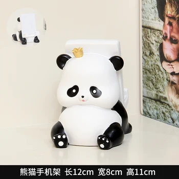 Mieli pandų priedai stalinis mobilusis telefonas stovas biuras geros praktiškos kūrybinės dekoracijos gimtadienio dovanos telefono laikiklis