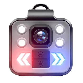 Mini kūno kameros vaizdo registratorius Sportinis naktinio matymo kameros įrašymo įrenginys namų lauko teisėsaugai