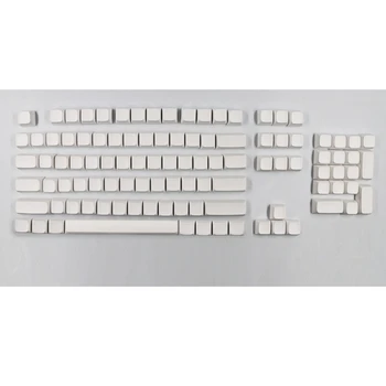 Minimalistiniai tušti klavišų dangteliai 134Keys XDA PBT Keycaps DyeSUB for MXSwitches Mechinery Keyboard Key Cap Replacement 594A