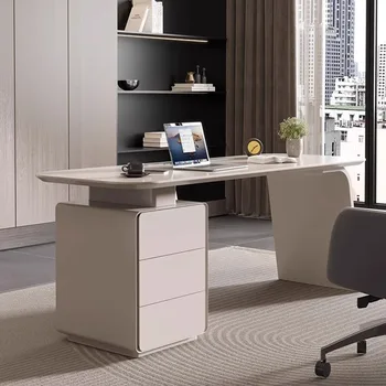 Modern Study Office Desk Executive Writing Filing Laptop Console Corner Office Desk Desktop Scrivania Legno Office Furniture HDH