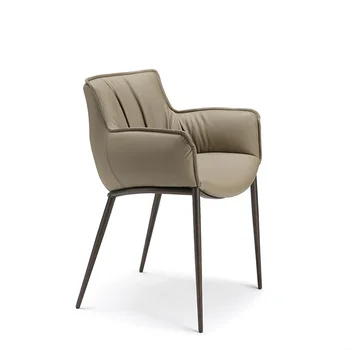 Moderni šiaurietiška ergonomiška kėdė Fotelis Svetainė Persirengimo stalas Valgomasis Dizaineris Makiažo kėdė Tuštybė Mada Cadeiras Baldai