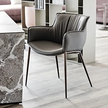 Modernus minimalistinis valgomojo kėdė prabangus restoranas dizainas Vakarėlis Valgomojo kėdė Poilsio kambarys Vintažinis miegamasis Vestuvės Cadeira Namų baldai