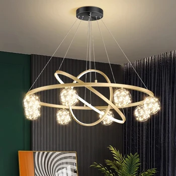 Modernus pietinis valgomasis Pakabinami žibintai patalpų apšvietimas Lubų lempa pakabinama šviesa LED šviestuvas dekoratyvinis patalpų apšvietimas