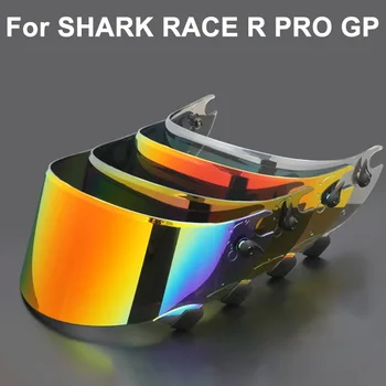 Motociklininko šalmas Skydelis Anti-UV PC skydelis Objektyvas Race R Pro GP modelis Dūmų tamsus pakaitinis skydelis Shark Race-R Pro GP