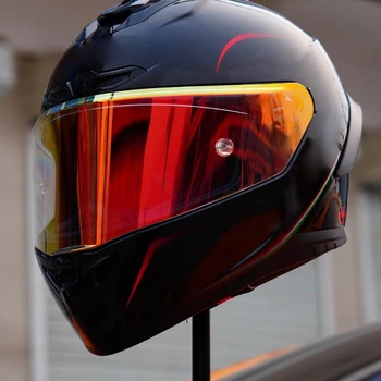 Motociklų šalmo skydelio objektyvo skydas- viso veido skydas Motorax R50S šalmo pakaitiniams objektyvų skydeliams