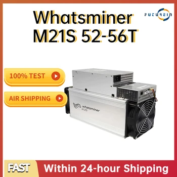Naudotas Whatsminer M21S 54T 52T 56T 60W Bitcoin kasybos mašina Crypto Btc Asic Miner
