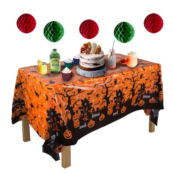 Nauja moliūgų staltiesė Kalėdų Helovino vakarėlis Renginio dekoravimas Staltiesė Vakarėlio stalo dekoravimo reikmenys