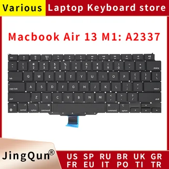 Nauja nešiojamojo kompiuterio A2337 klaviatūra, skirta Macbook Air 13