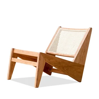 Naujas dizaineris Ąžuolas Kengūra Antikvarinė medžio masyvo valgomojo kėdė Svetainė Lounge Medinė restorano kėdė