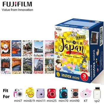 Naujas Instax Mini Japan filmas 10-30 lapų Fujifillm Instant Mini 11 12 9, 8, 7s kamera SP-1/2 spausdintuvui (galiojimo laikas: 2024)