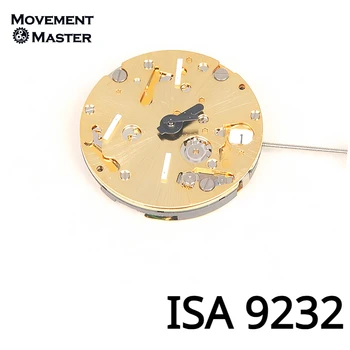 Naujas originalus šveicariškas ISA 9232 judėjimas 6/9/12 mažos sekundės 9232 6 rankų kvarco elektroninis judesio laikrodis Judėjimo priedai