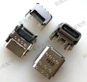 Nemokamas pristatymas LOTES USB jungtis C tipas USB3.1 Moteriškas 24P padidintas kaištis USB įkrovimo prievadas