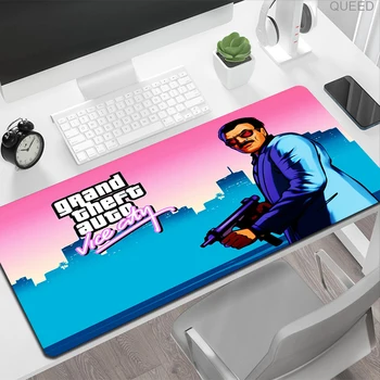 Neslidus guminis pelės kilimėlis Grand Theft Auto Gamer Mouse Pad žaidimų priedai PC Spintelės žaidimai Kompiuteris GTA klaviatūra Biuro kilimėliai