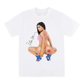New Signature Nicki Minaj Kiss As S Shirt Classic White Unisex S-5XL VE773 ilgomis rankovėmis